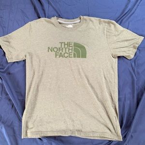 OLIVE GREEN NORTH FACE SHIRT